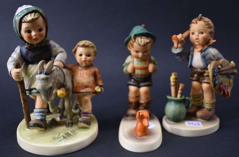 3 Goebel Hummel Figurines BHD Auctions