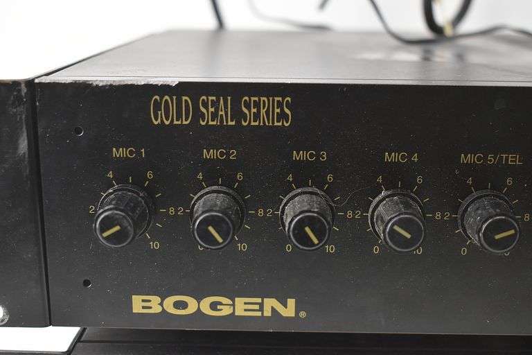 Bogen Gold Seal Series Model GS60 Amplifiers BHD Auctions