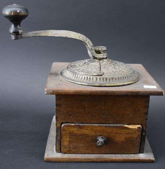 Imperial Arcade Antique Hand Crank Coffee Grinder BHD Auctions