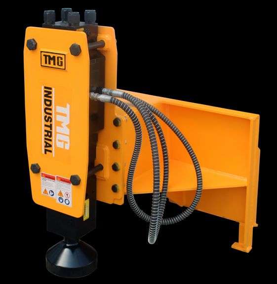 TMG700S Skid Steer Hydraulic Post Driver Booker Auction Company