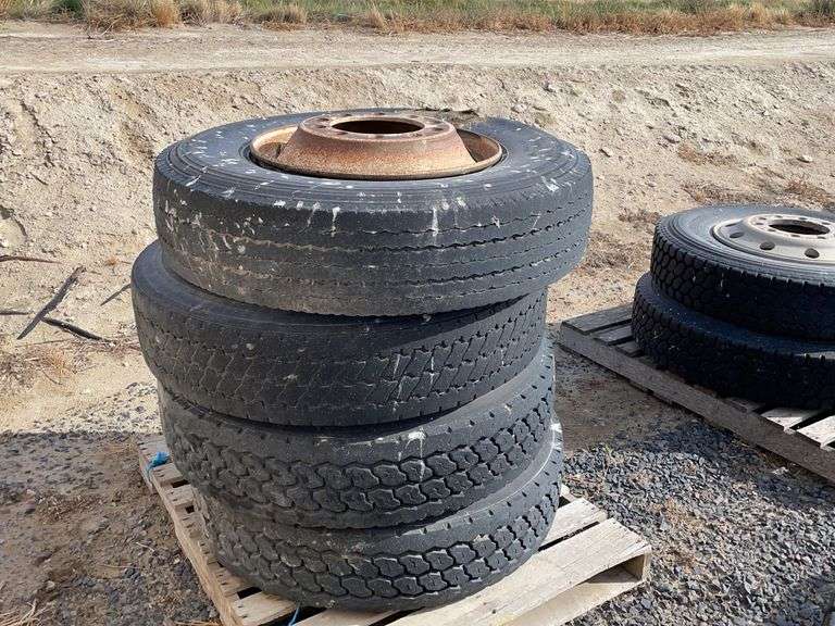 11R22.5 Truck Tires and Rims Booker Auction Company