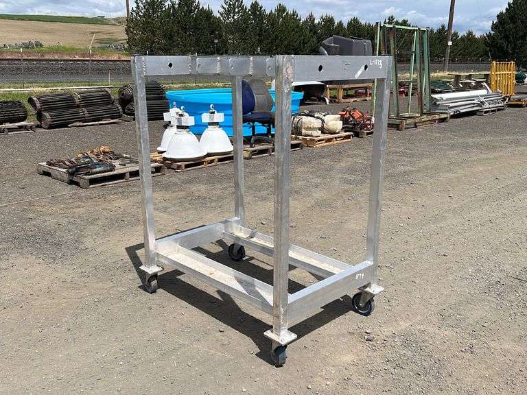 Portable Aluminum Storage Rack Booker Auction Company