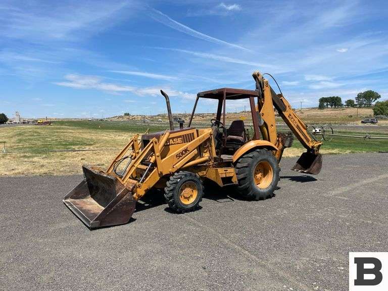 Case 580K Backhoe Booker Auction Company