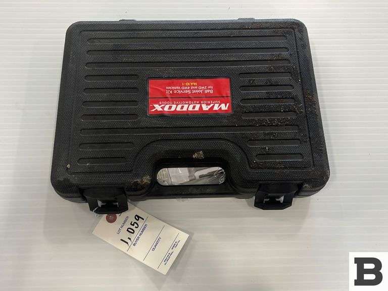 Maddox Ball Joint Service Kit Booker Auction Company