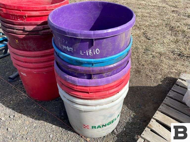 Plastic Mineral Tubs Booker Auction Company