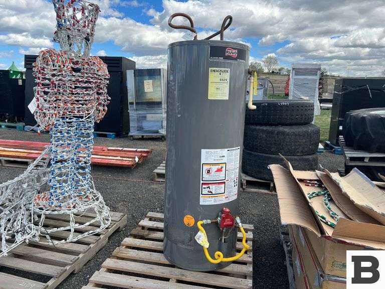 Ruud Hot Water Heater Tank Booker Auction Company
