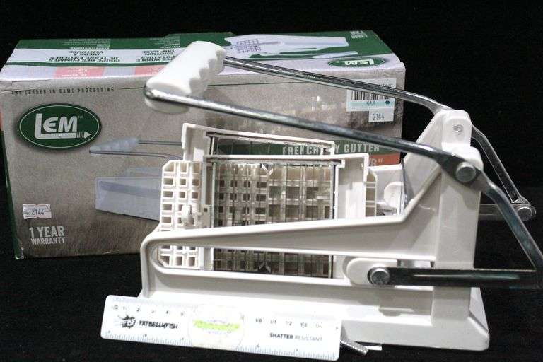LEM French Fry Cutter with Accessories T2 E Bunting Online Auctions