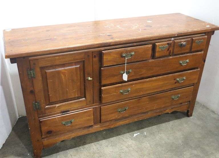 LinkTaylor Single Door Dresser by Pilgrim Pine Furniture Co. Circa