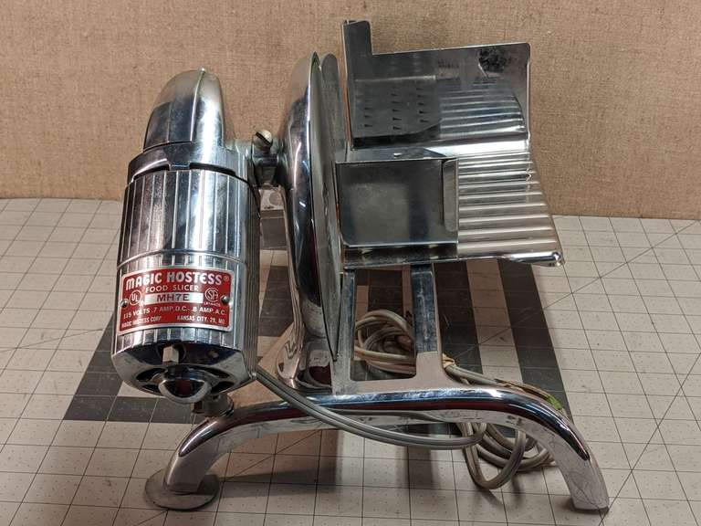 Magic Hostess Meat Slicer (motor works, but blade didn't spin, on too