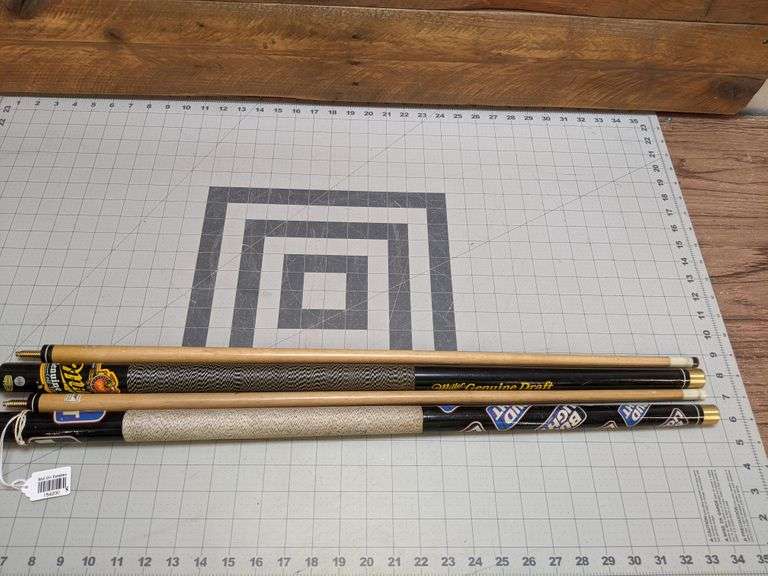 Bud Light and MGD Pool Cues Bid On Estates