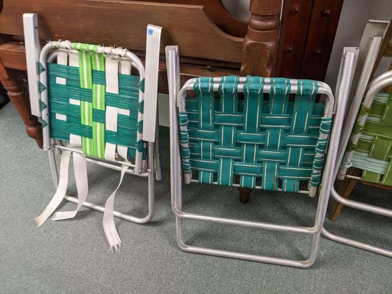 4 Aluminum Lawn Chairs Bid On Estates Auction Services
