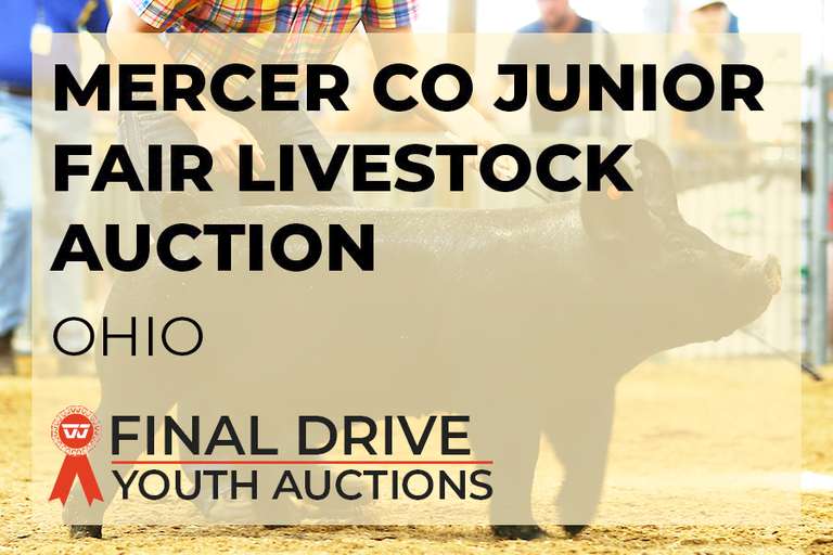 Mercer Co Jr Fair Livestock Auction Ohio Breeders World