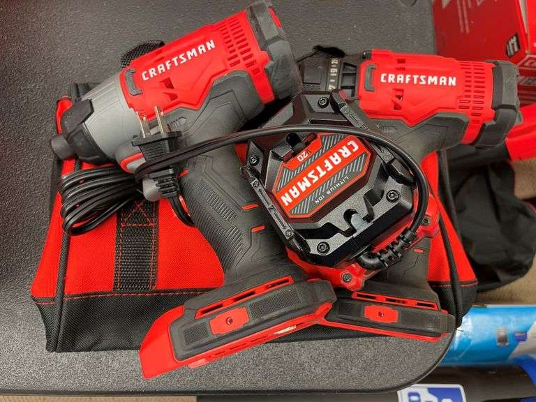 Craftsman Drills, Battery, Charger Prime Time Auctions, Inc.