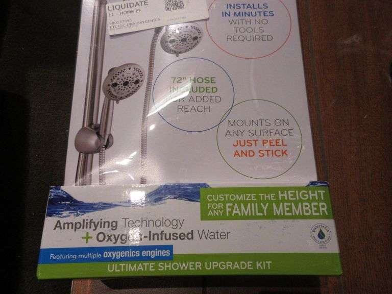 Oxygenics Shower Upgrade Kit Prime Time Auctions, Inc.