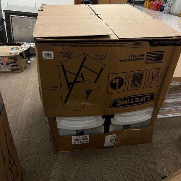 Lifetime Folding Chairs Prime Time Auctions, Inc.