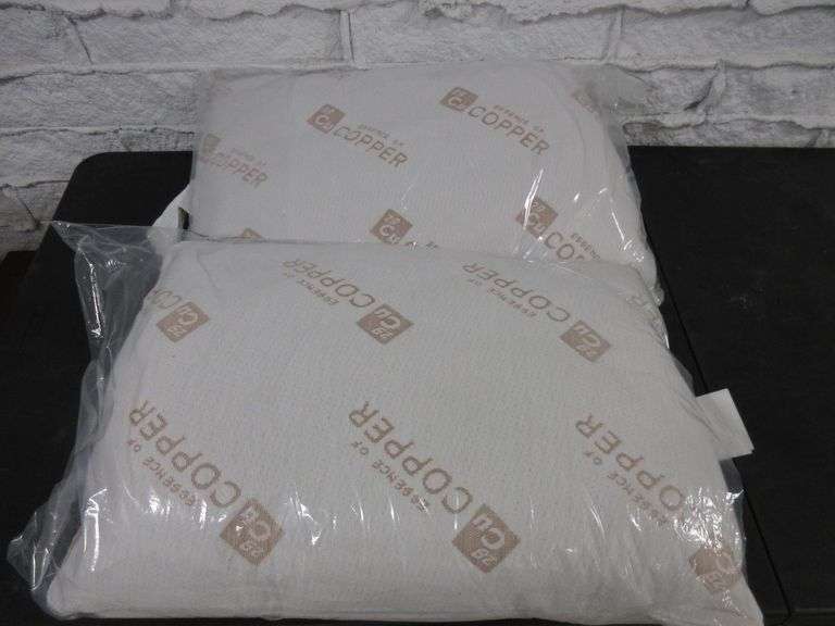 2) Essence of Copper Pillows Prime Time Auctions, Inc.