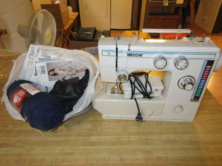 Necchi Sewing Machines, Patterns, Yarn Prime Time Auctions, Inc.