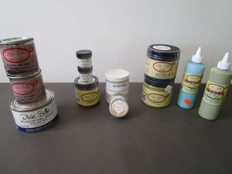 Gel Stain, Gemstone Mousse, Mineral Paint Prime Time Auctions, Inc.
