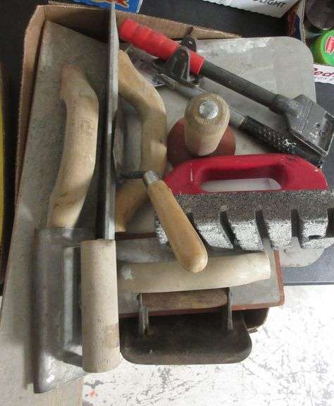 Cement Hand tools - Prime Time Auctions, Inc.