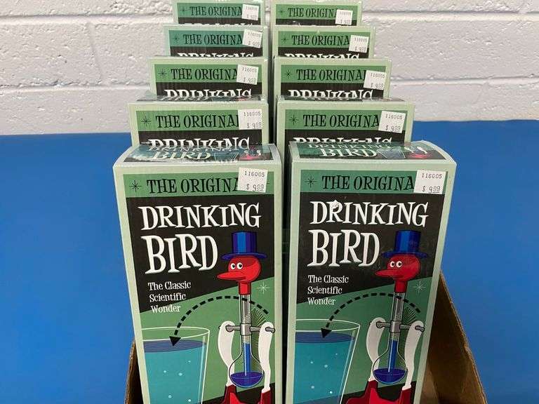 10) "Drinking Birds" Prime Time Auctions, Inc.