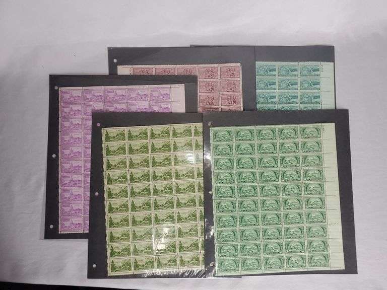 Vintage Stamp Collection Colorado Premier Realty & Auction Services