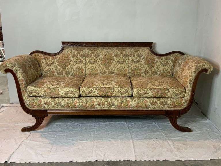 Antique Duncan Phyfe Style Sofa Coastal Downsizing LLC