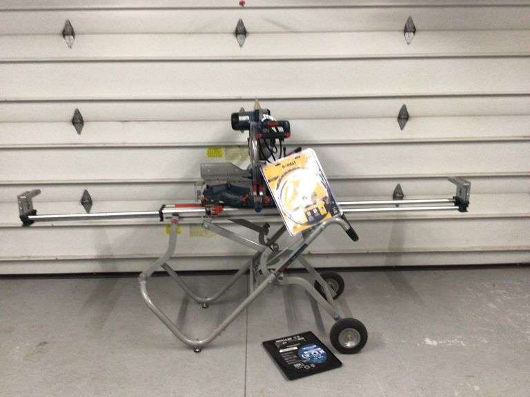 BOSCH 12" MITER SAW W/ STAND Currie Auction Service