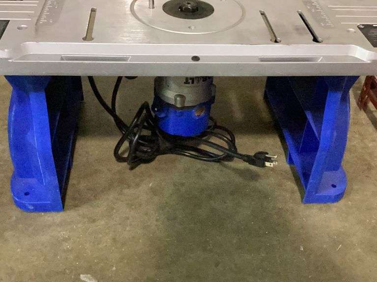 Kobalt Router & Table Diamond G Auctioneers