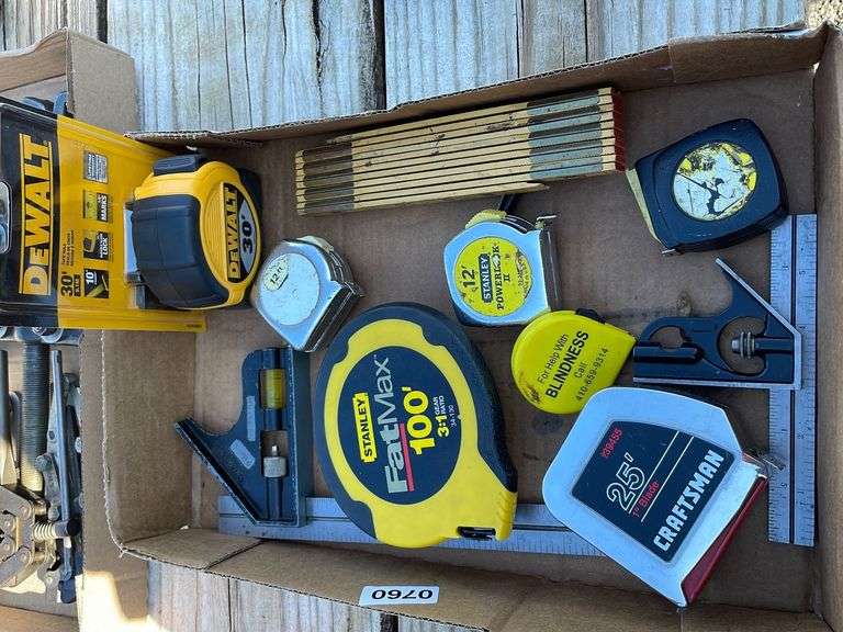 Tape Measures & Squares Delaware Auction Center