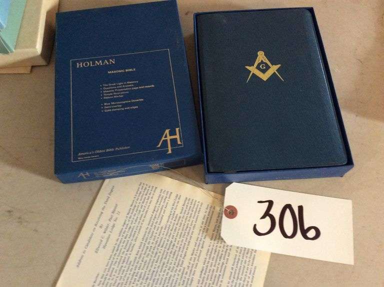 Masonic Bible Duck Soup Auctions