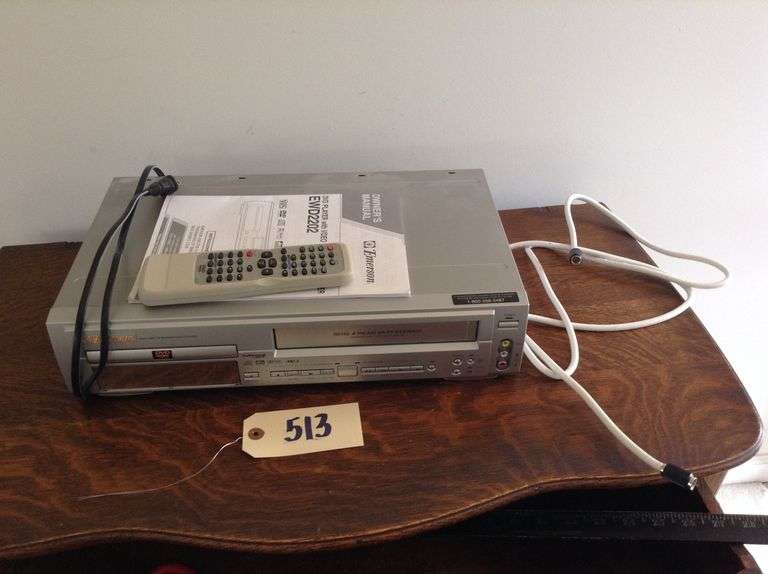 Emerson VHS/DVD Player with Remote Duck Soup Auctions
