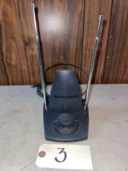 Magnavox Philips telescoping antenna • Main - Duck Soup Auctions