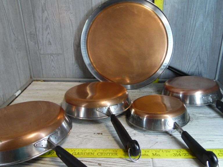 Revere Ware Copper Bottom Cookware Dunker Auction