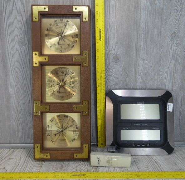 Barometer & Atomic Clock Dunker Auction