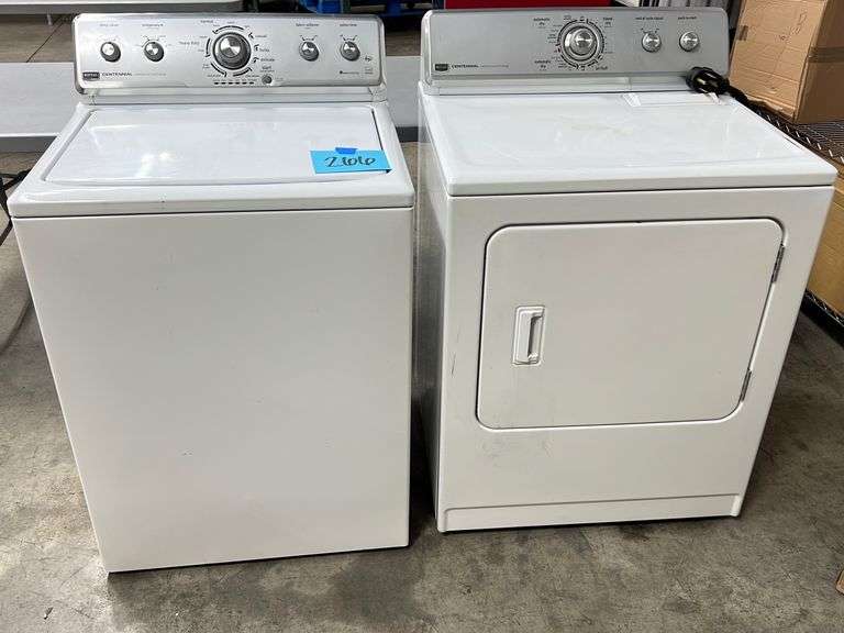 MAYTAG CENTENNIAL WASHER & ELECTRIC DRYER Earl's Auction Company