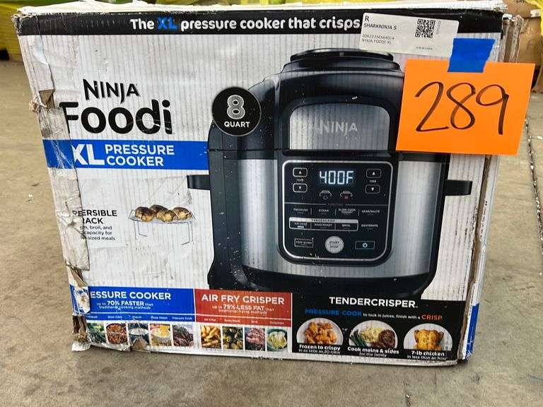 NINJA FOODI XL PRESSURE COOKER IN BOX Earl's Auction Company