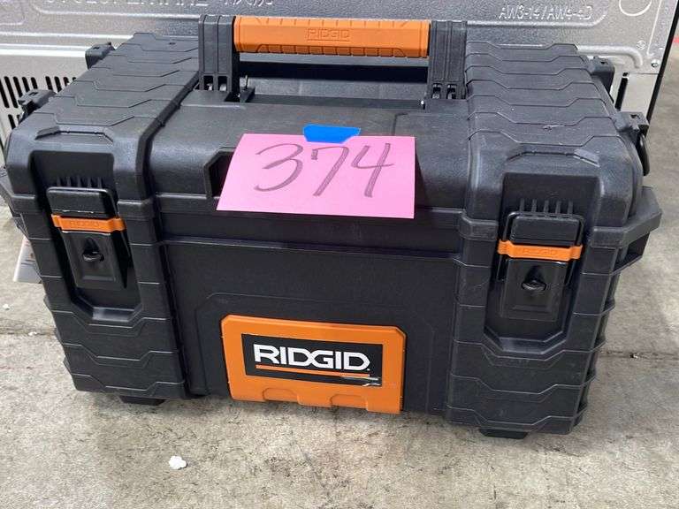 RIDGID TOOL BOX Earl's Auction Company