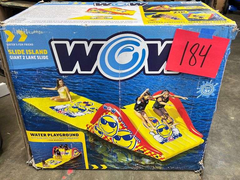WOW SPLASH ISLAND WATER PLAYGROUND IN BOX Earl's Auction Company