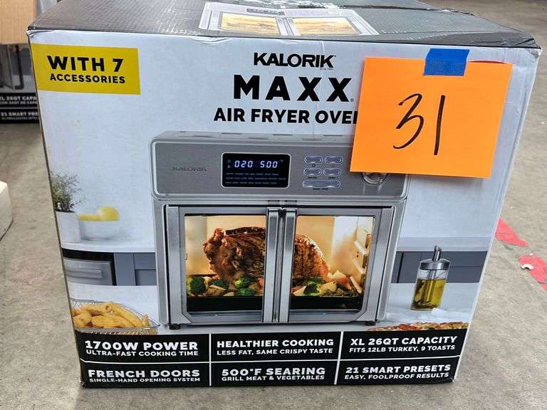 KALORIK MAXX AIR FRYER OVEN IN BOX Earl's Auction Company