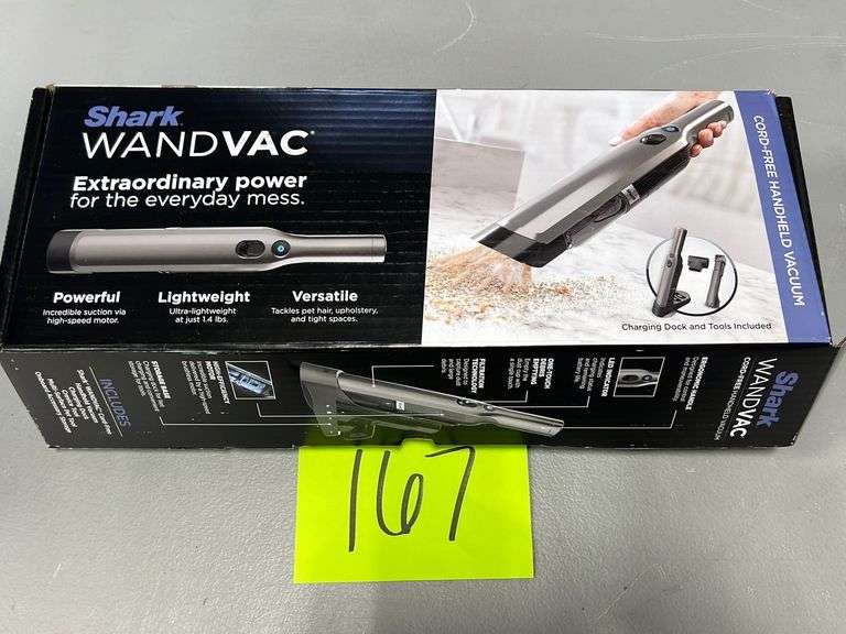 SHARK WANDVAC IN BOX - Earl's Auction Company
