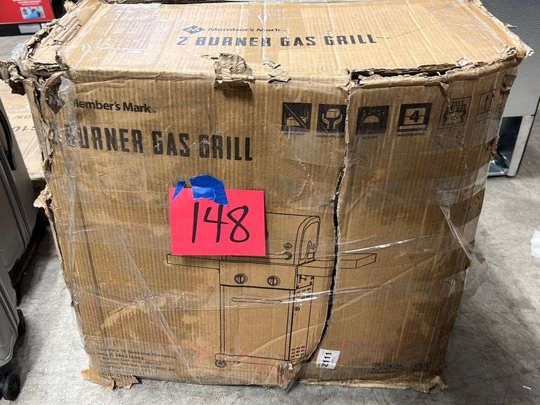 MEMBERS MARK 2 BURNER GAS GRILL IN BOX Earl's Auction Company