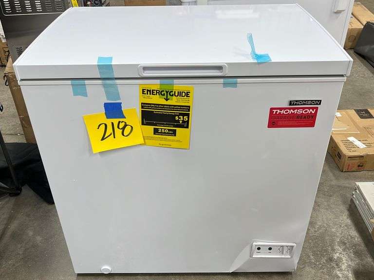 THOMSON 7.0CU FT WHITE CHEST FREEZER Earl's Auction Company
