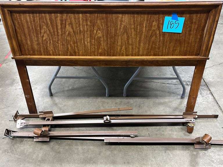 QUEEN HEADBOARD & BED FRAME (NO SLATS) Earl's Auction Company