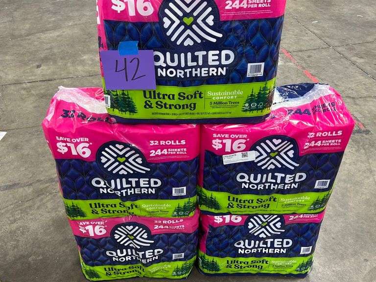 (5) PACKS OF QUILTED NORTHERN TOILET PAPER Earl's Auction Company