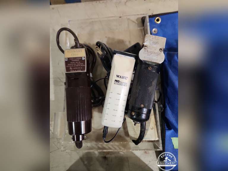 3 Electric Clippers & Supplies Eugene Equipment Auction