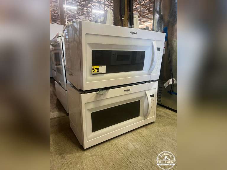 Whirlpool Over Range Hood Microwaves w/ Hoods Eugene Equipment Auction