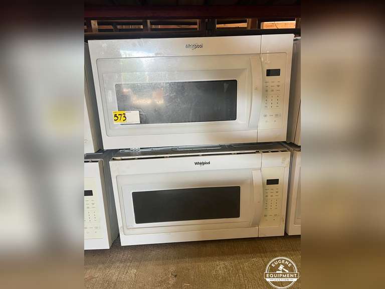 Whirlpool Over Range Hood Microwaves w/ Hood Eugene Equipment Auction