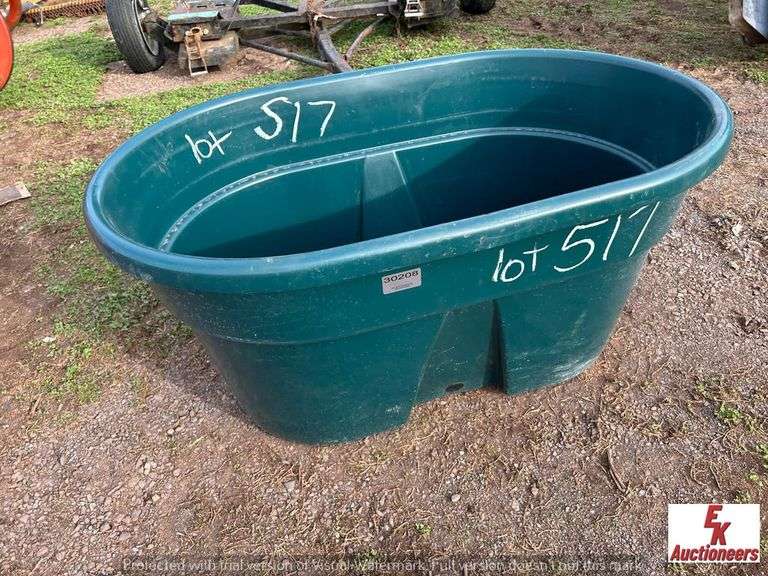 100GAL PLASTIC WATER TROUGH EK Auctioneers LLC