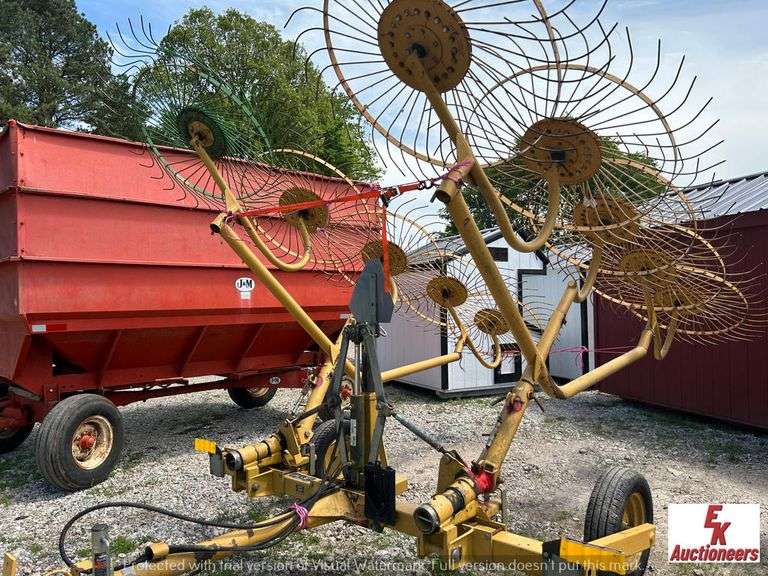 VERMEER WRZZ 10 BASKET HYDRAULIC HAY RAKE EK Auctioneers LLC