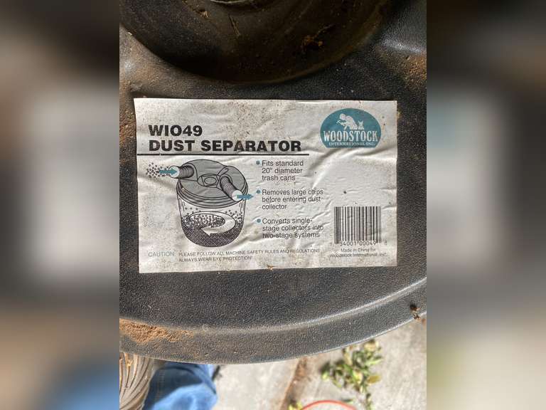 Woodstock W1049 Sawdust Collector/Vacuum ELCO Auctions